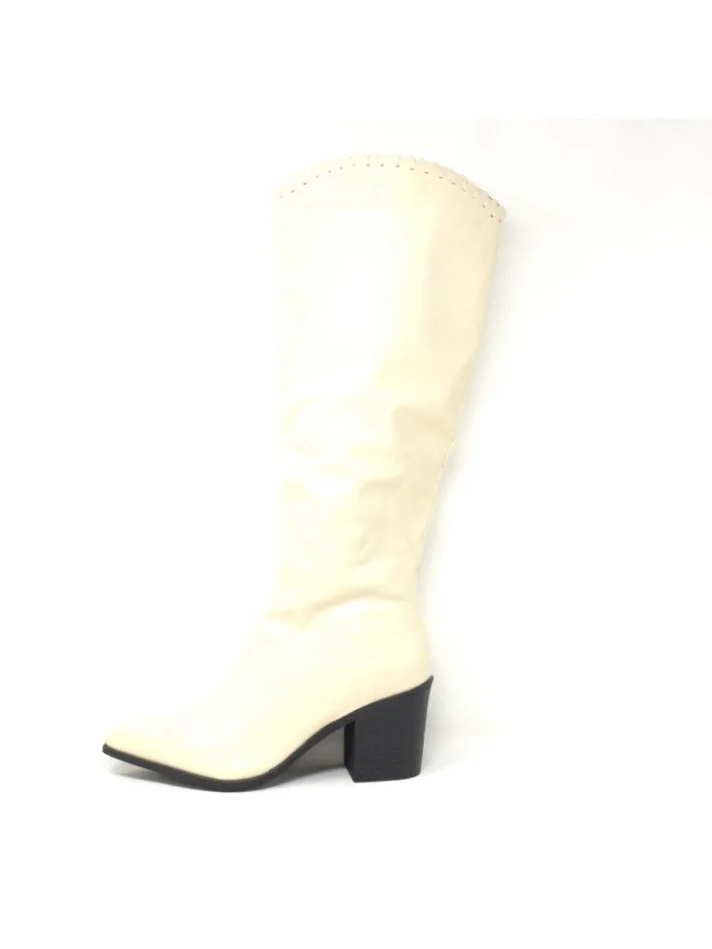 New Journee Collection Daria Bone Knee High Boots Comfort Foam Women’s 9M